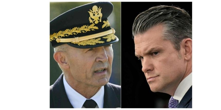 U.S. Defense Secretary Pete Hegseth Forces Retirement of Army Chief, Senior Generals