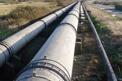 File photo of a gas pipeline