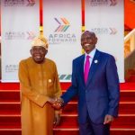 President Tinubu Arrives In Kenya For African Forward Summit, Warmly Greets Ruto