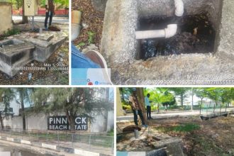 Properties, including Pinnock Beach Estate, sealed for passing raw sewage into public drains