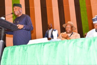Minister of Education, Dr Tunji Alausa, at the 2026 Policy Meeting on Admissions