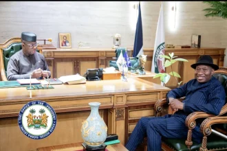 Jonathan Meets Sierra Leone President on Peace Mission