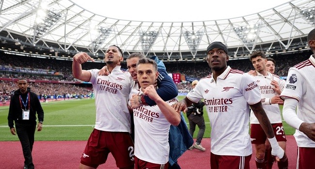 Arteta hails Arsenal spirit after dramatic West Ham win