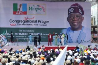 50,000 APC Members Rally Behind Tinubu’s Re-Election Bid in Lagos