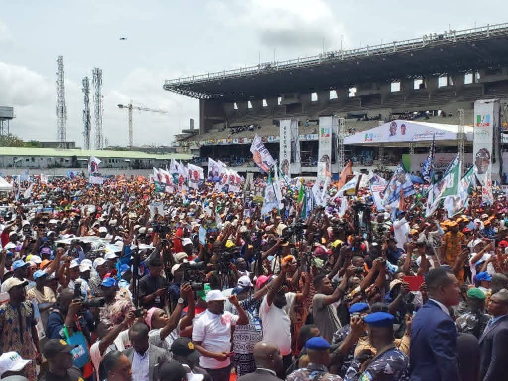 50,000 APC Members Rally Behind Tinubu’s Re-Election Bid in Lagos