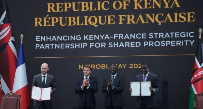 Macron Calls For More Investment In Africa At Kenya Summit