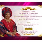 Yeye Adeola Talabi Set To Celebrate 50th Birthday In Grand Style In Lagos
