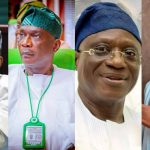 L-R: Hon. James Abiodun Faleke of Ikeja Federal Constituency, Hon. Wale Raji of Epe Federal Constituency, Enitan Dolapo Badru of Lagos Island I, and Hon. Jimi Benson of Ikorodu Federal Constituency