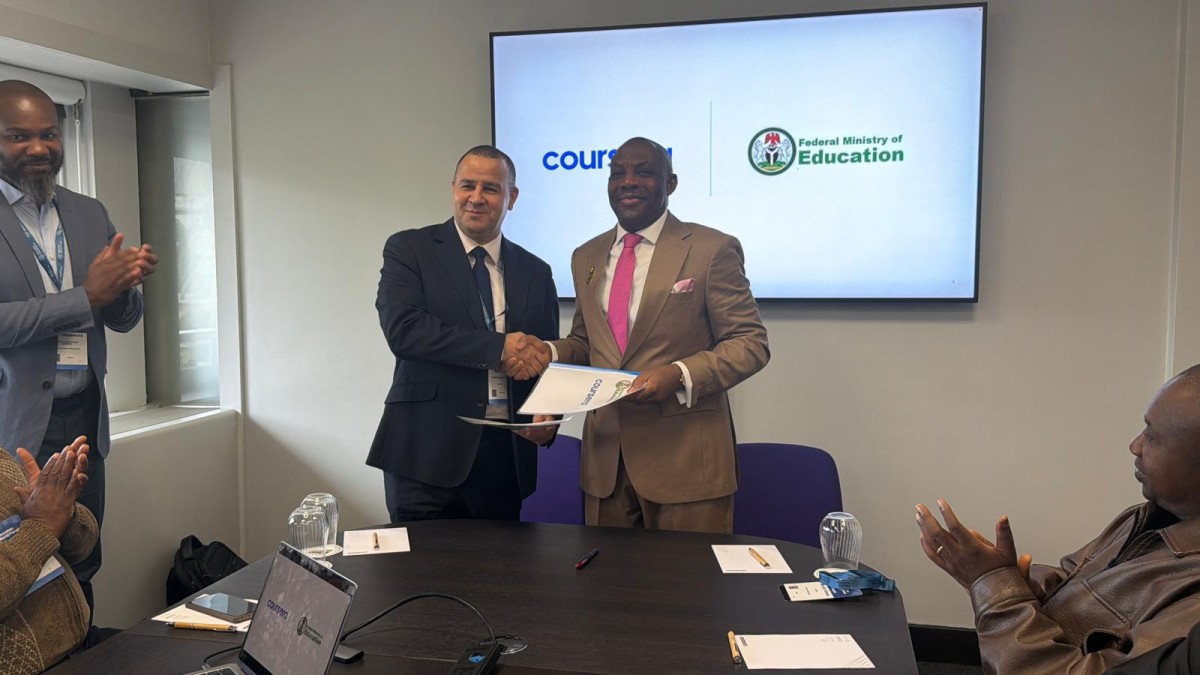 Nigeria Partners Coursera to Train Youths in AI, Cybersecurity, Software Engineering