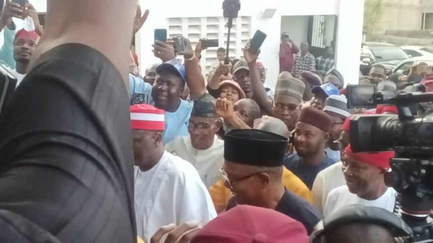 Obi, Kwankwaso meet NDC leaders in Abuja