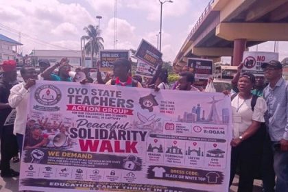 Teachers Protest, Demand Release of Abducted Oyo Pupils