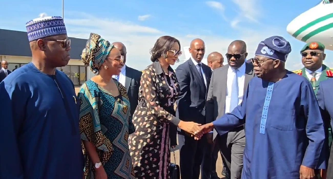 Africa CEO Forum: Tinubu Arrives Kigali For Economic Talks