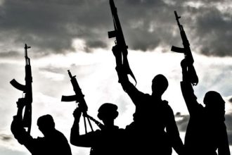 Gunmen used to illustrate a story