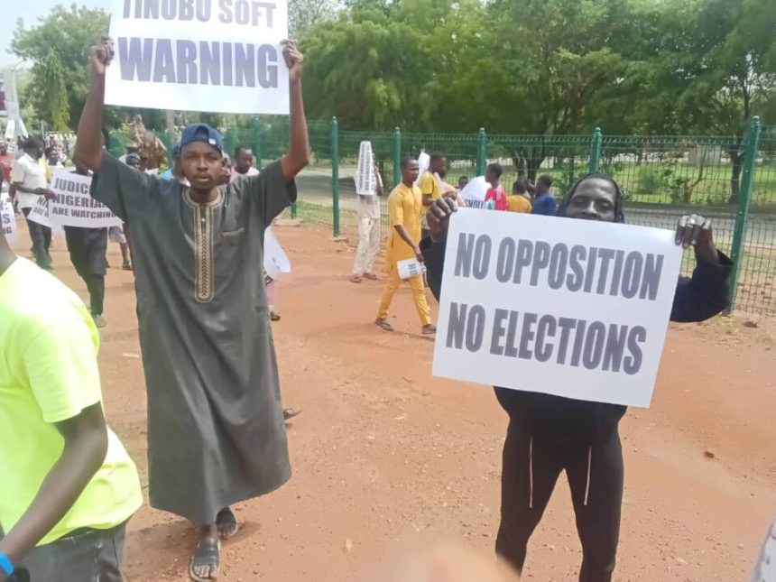 Court Protest Erupts Over Alleged Judicial Interference