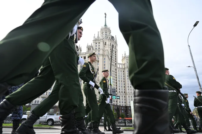 Russia Holds Scaled-Down Victory Day Parade Amid Three-Day Ceasefire