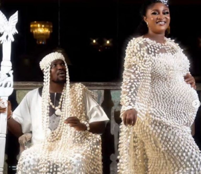Nollywood Actor Baba Ijesha And Fashion Designer Ceoluminee Welcome Baby Boy