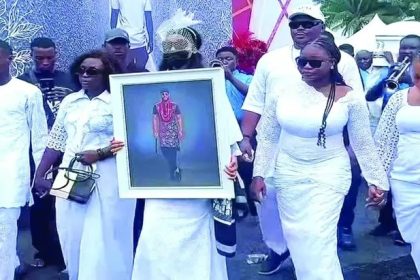 Pregnancy Claims At Late Nollywood Actor Alex Ekubo’s Burial Stir Mixed Reactions Online