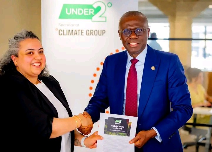 Sanwo-Olu Signs MoU, Takes Lagos Into Global Under2 Climate Coalition