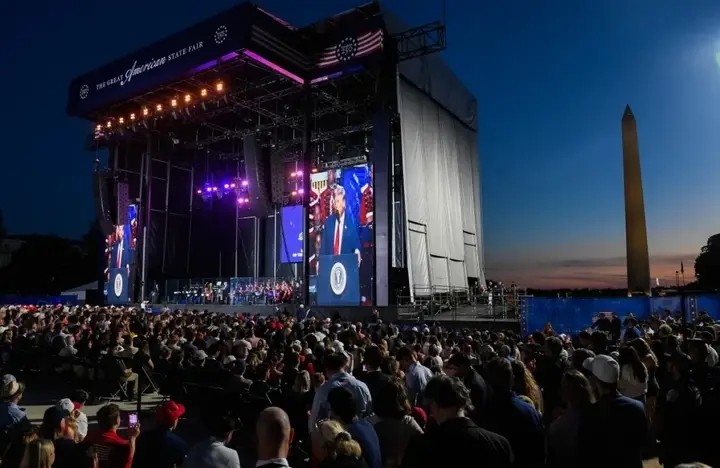 Trump Sparks Controversy with Rally-Style Speech to Kick Off Historic National Anniversary Celebrations