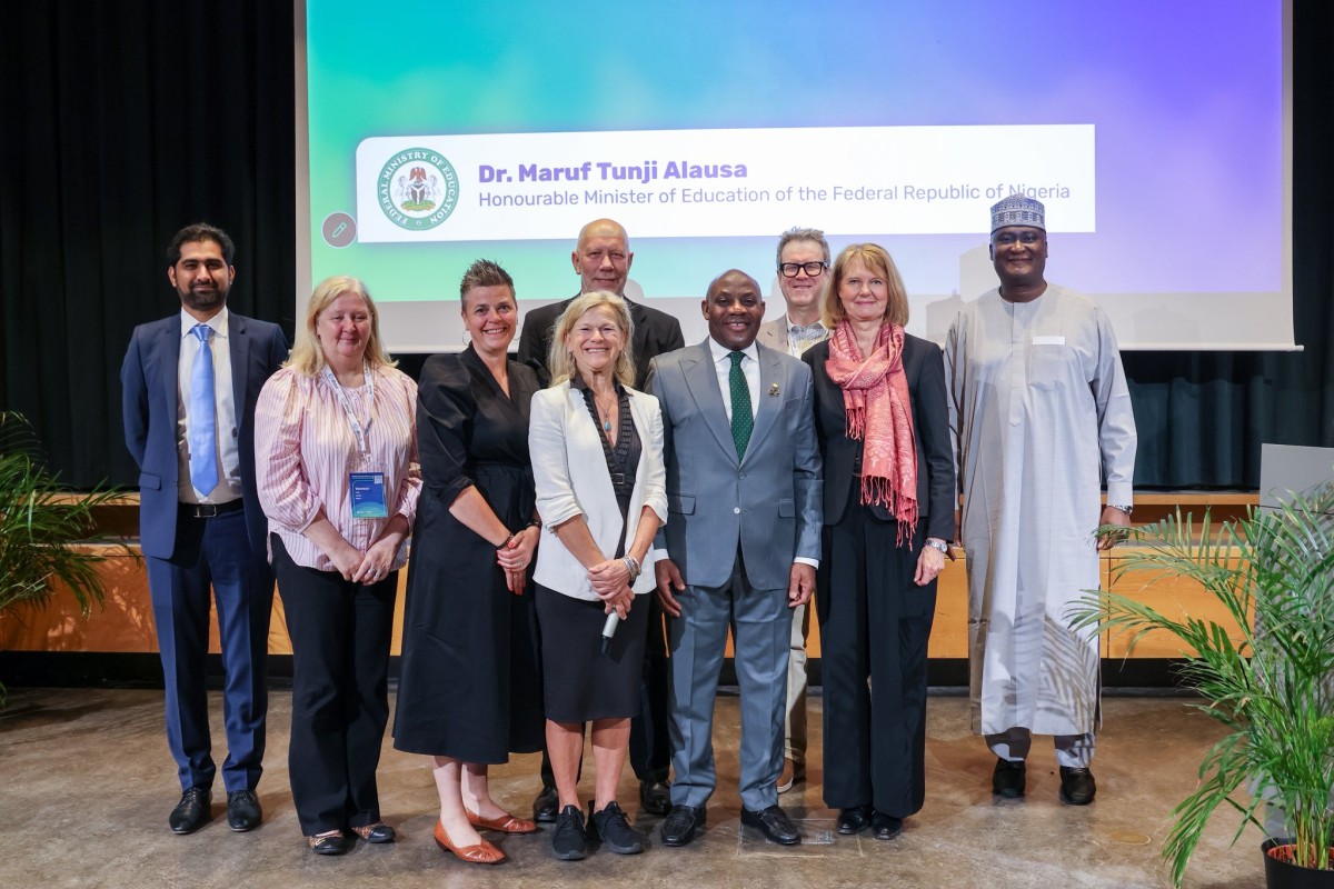 Minister of Education, Dr. Maruf Tunji Alausa with other participants at the 2026 DHIS2 Annual Conference in Oslo, Norway, on Tuesday.