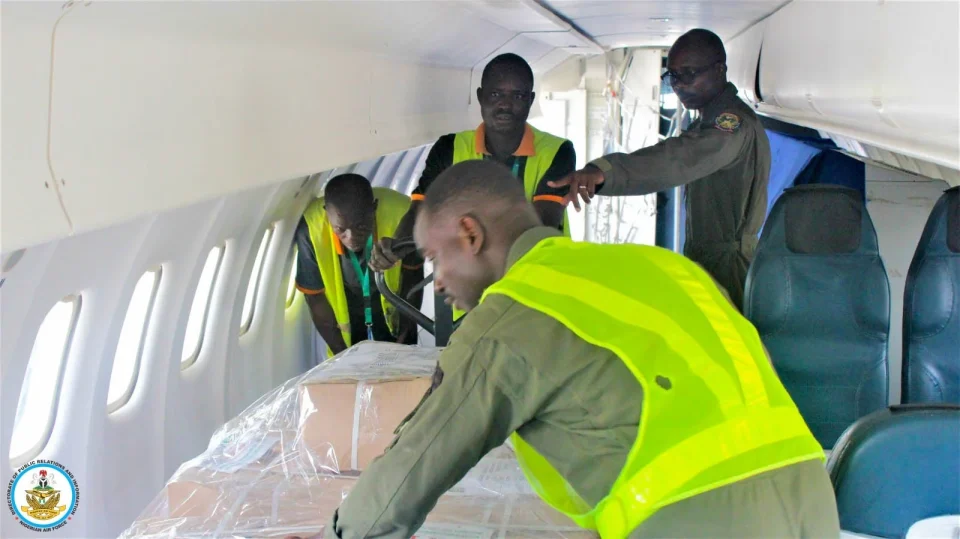 NAF Airlifts Electoral Materials for Ekiti, Other Polls