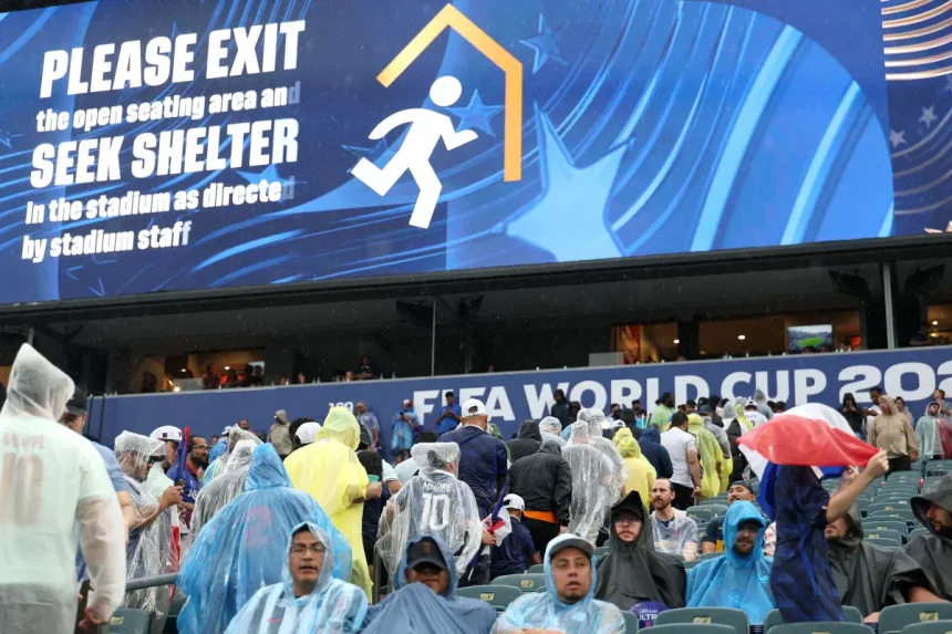 France Vs Iraq World Cup Clash Suspended Over Severe Weather Alert