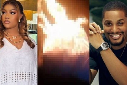 Actress Angela Okorie Sparks Netizen Backlash After Burning Outfit Worn to Alexx Ekubo’s Burial