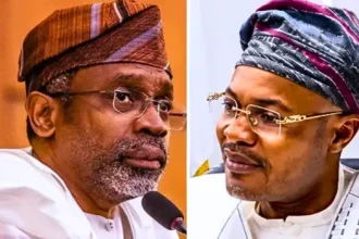 Chief of Staff to the president, Femi Gbajabiamila and Adeniyi Adeyemi