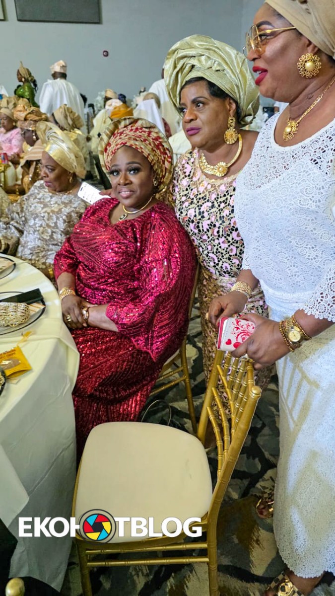Jola, Sodiq Celebrate Colourful Traditional Wedding in Houston
