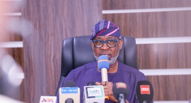 Minister of Solid Minerals Development Dele Alake