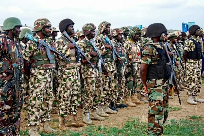 Troops Intercept Suspected Arms Courier