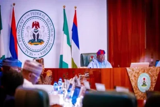 Tinubu Swears In New RMAFC, NPC Commissioners, Presides Over FEC Meeting