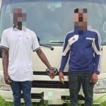 Driver, Guarantor Nabbed While Smuggling Stolen Company Bus to Benin Republic