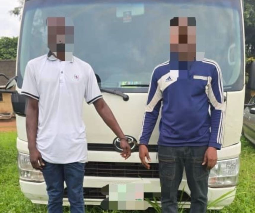Driver, Guarantor Nabbed While Smuggling Stolen Company Bus to Benin Republic