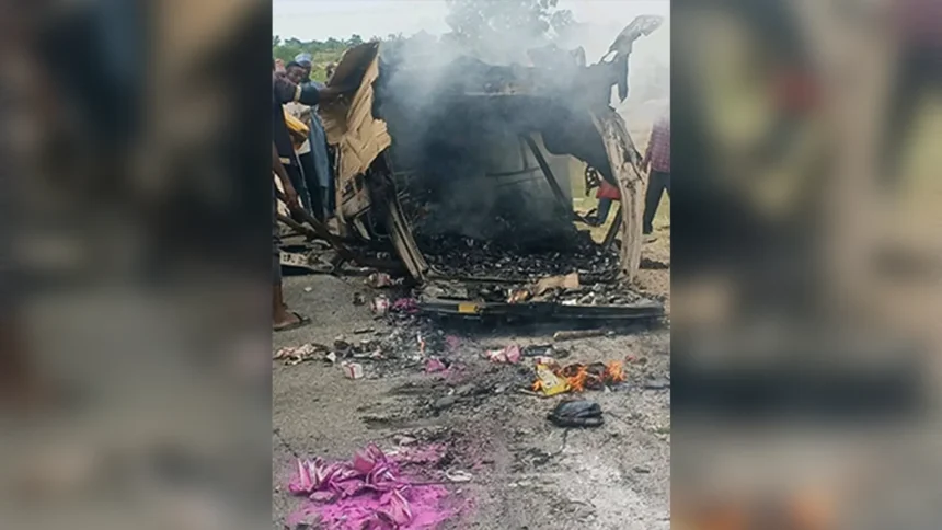 Four Corps Members Die in Fiery Road Accident in Adamawa