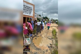 Residents Storm Streets Over Bad Road in Delta