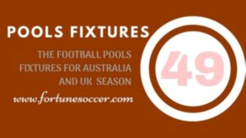 Week 49 Pool Fixtures