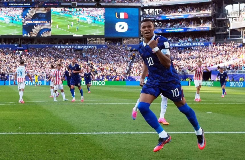 France Beat Paraguay as Mbappé