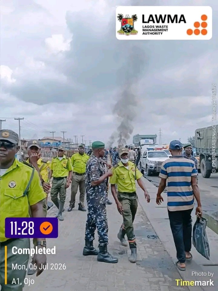 LAWMA, LASTMA Remove Illegal Occupiers From Badagry Expressway Corridor