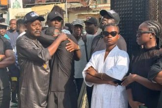 Emotional Scenes as Murdered NURTW Chieftain Toba Ijaya Laid to Rest