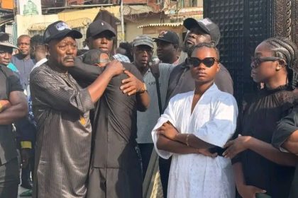 Emotional Scenes as Murdered NURTW Chieftain Toba Ijaya Laid to Rest