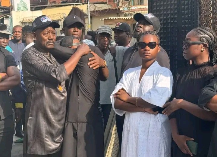 Emotional Scenes as Murdered NURTW Chieftain Toba Ijaya Laid to Rest