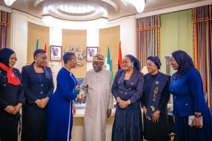 Tinubu Hosts NBA President-Elect Oyinkansola Badejo-Okusanya, Delegation of Women Lawyers at Aso Rock