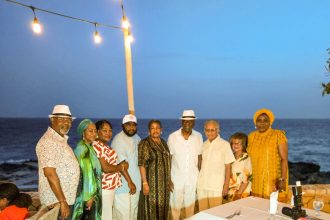 PHOTO STORY: Jola, Sodiq Kick Off Jamaica Wedding Celebration With Elegant Pre-Wedding Night