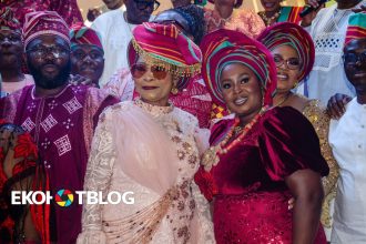 PHOTO STORY: Rotary Honours Esther Ogundele of Gbagada with Pillar of Service Award