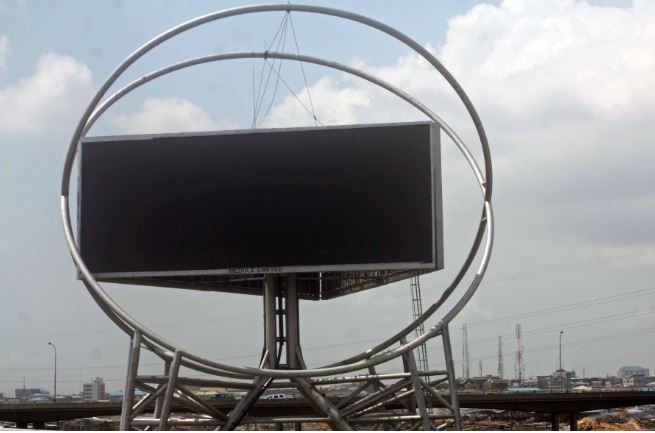 File photo of a digital billboard