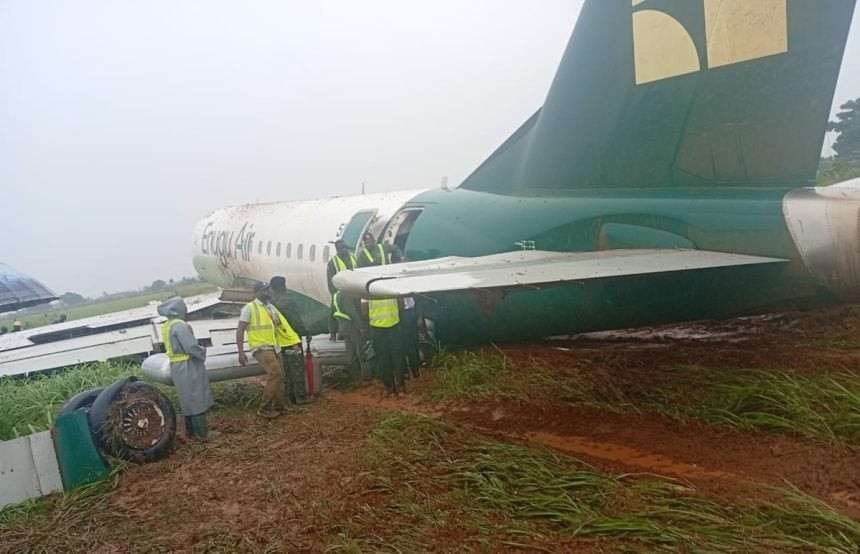 Plane Carrying 68 Passengers Crash-Lands at Benin Airport