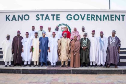 Minister of Education, Dr. Tunji Alausa in Kano State for an education tour