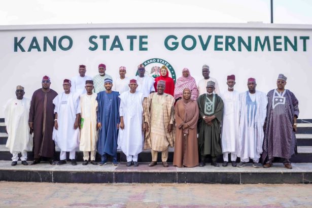 Minister of Education, Dr. Tunji Alausa in Kano State for an education tour