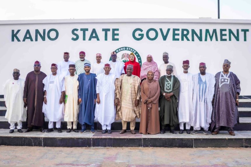 Minister of Education, Dr. Tunji Alausa in Kano State for an education tour
